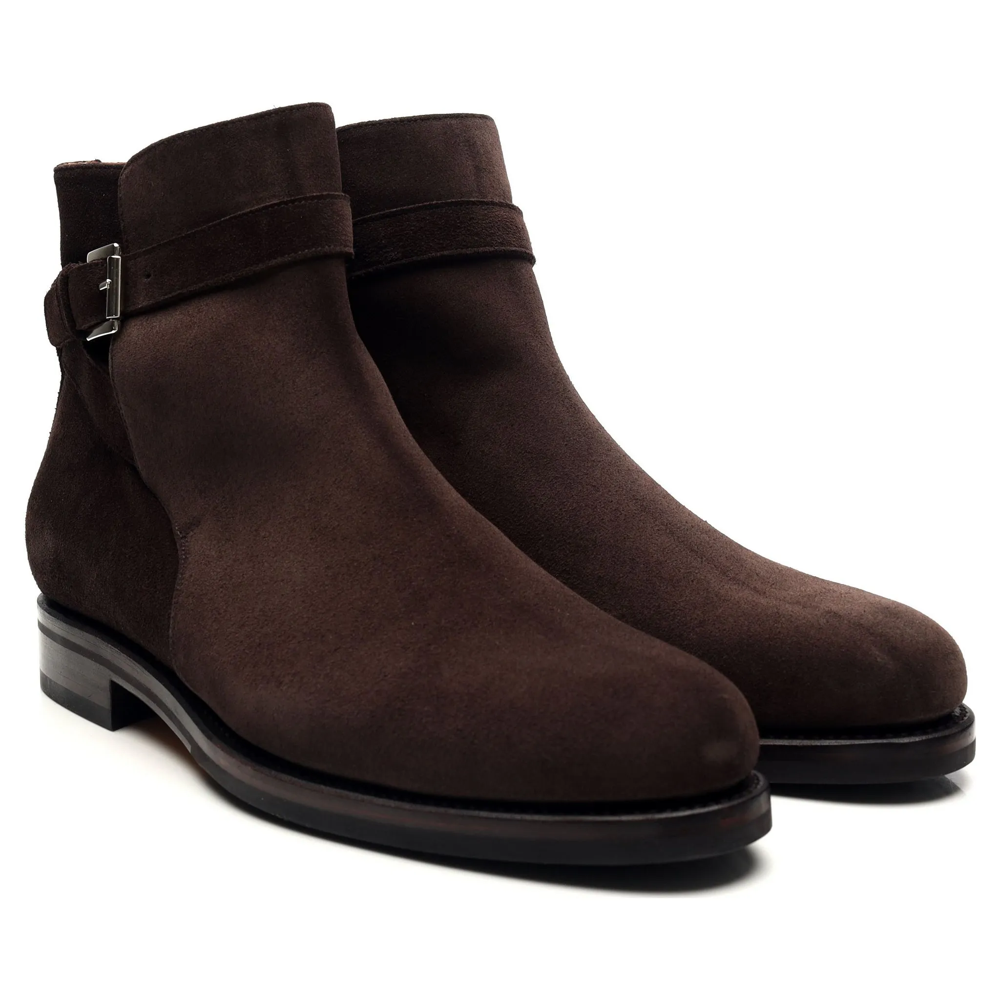 '513' Dark Brown Suede Jodhpur Boots UK 9 F