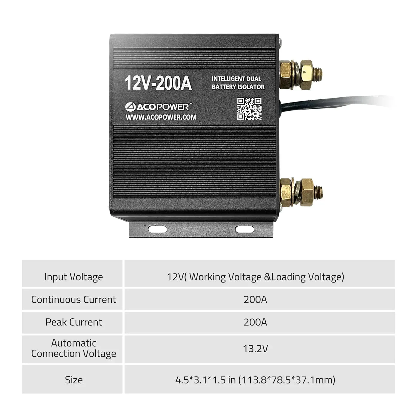 ACOPower Dual Battery Isolator Kit