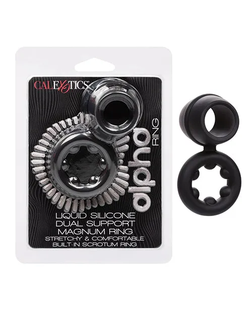 Alpha Liquid Silicone Dual Magnum Ring