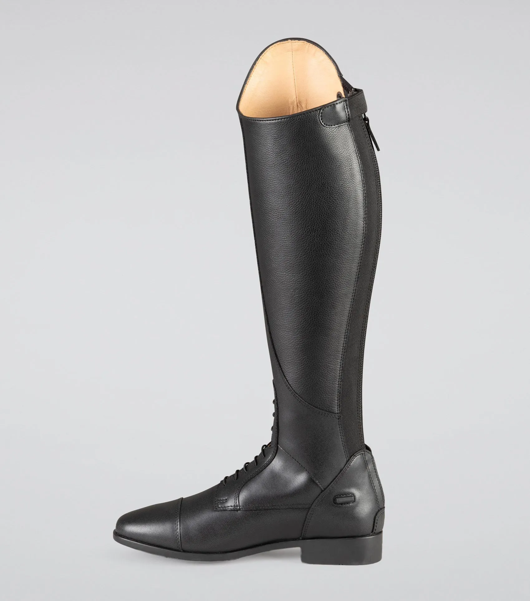 Anima Ladies Synthetic Field Tall Riding Boot Black