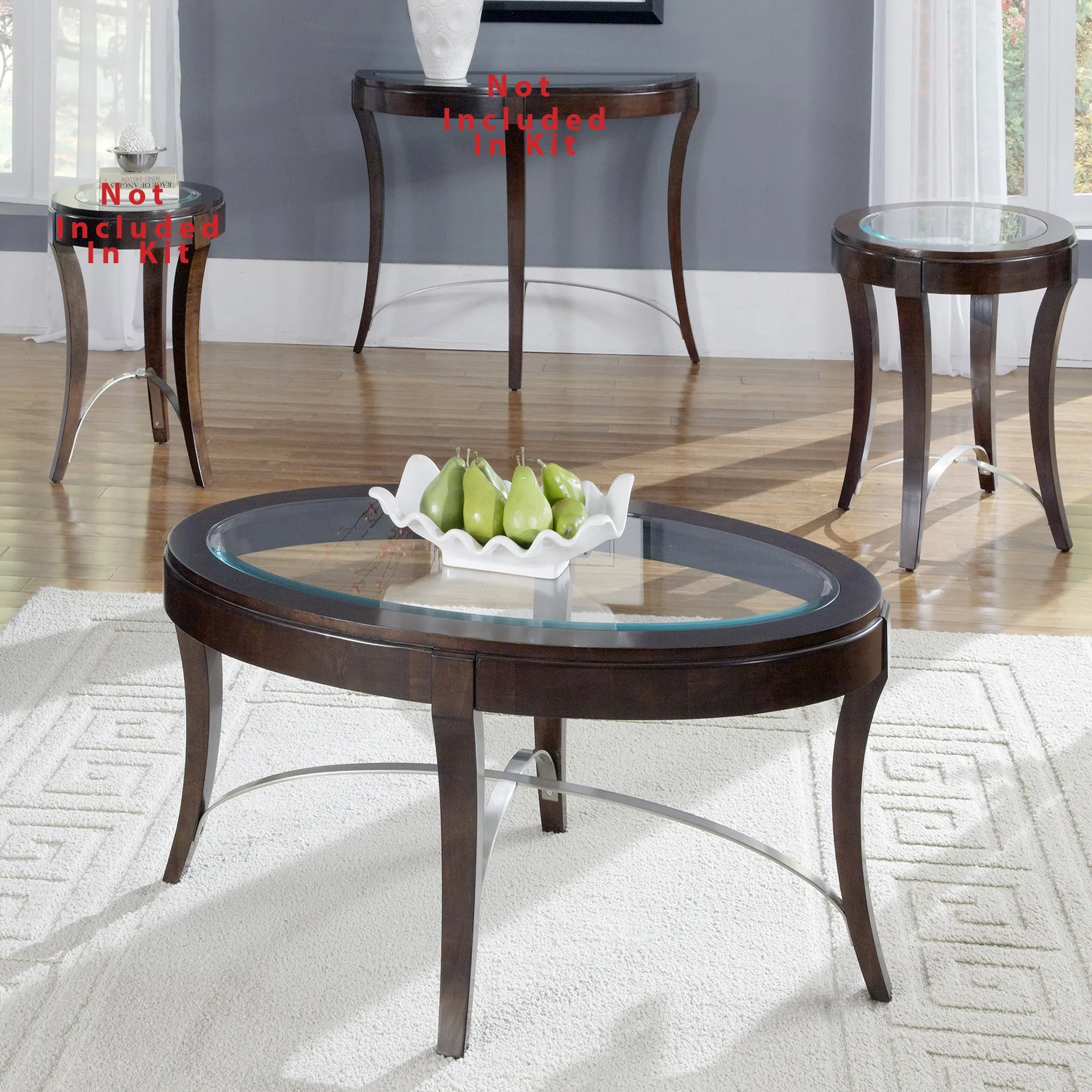 Avalon 505-OT-3PCS 3 Piece Set (1-Cocktail 2-End Tables)