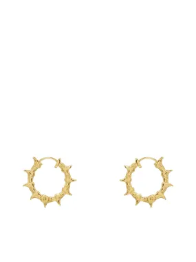 Babis Boots Earrings (BABIS-BOOTS-HOOPS-M-PB-GOLD)