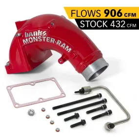 Banks Power 42788-PC Monster-Ram Intake System w/Fuel Line-2007-18 Dodge/RAM 6.7L; 3.5in.; Red