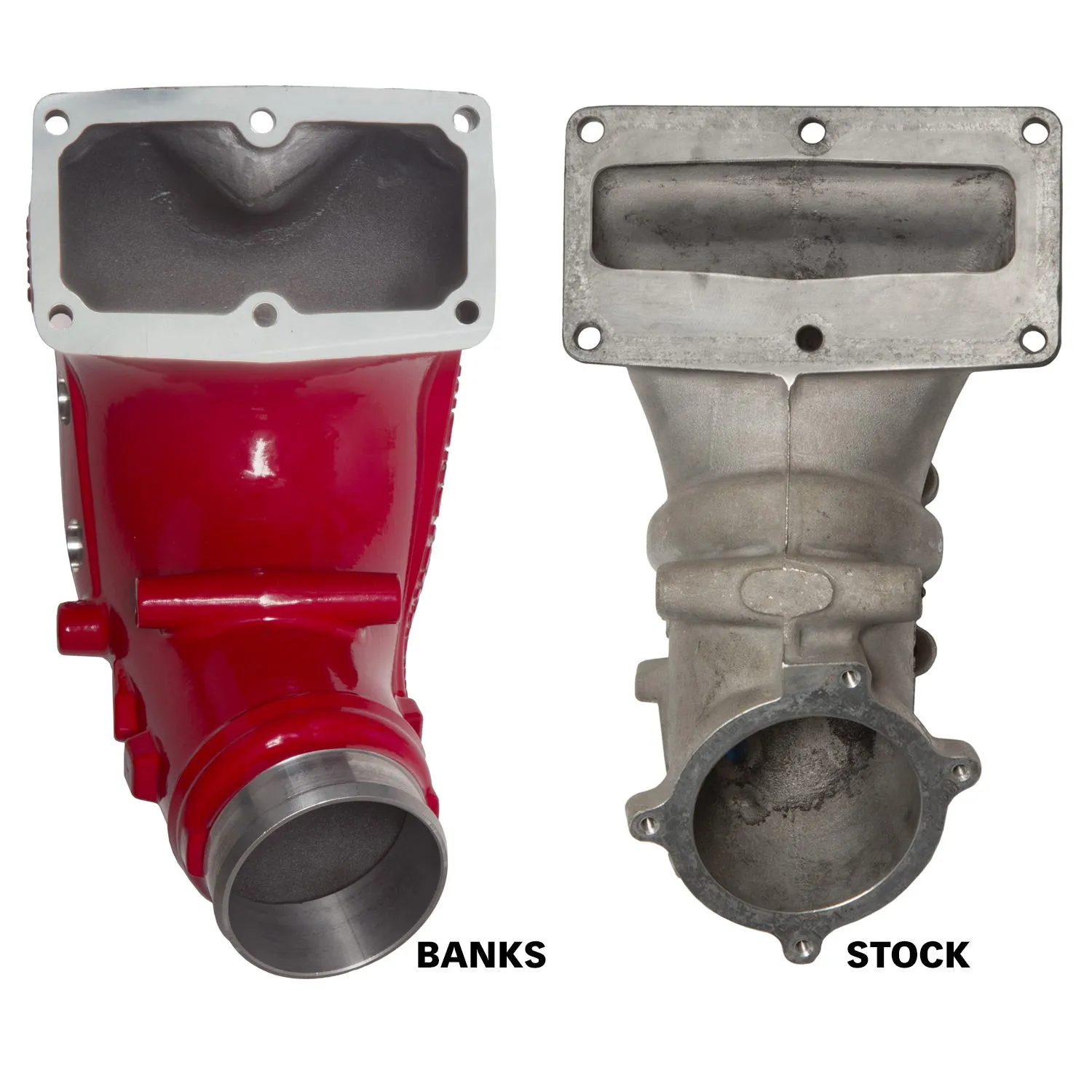 Banks Power 42788-PC Monster-Ram Intake System w/Fuel Line-2007-18 Dodge/RAM 6.7L; 3.5in.; Red