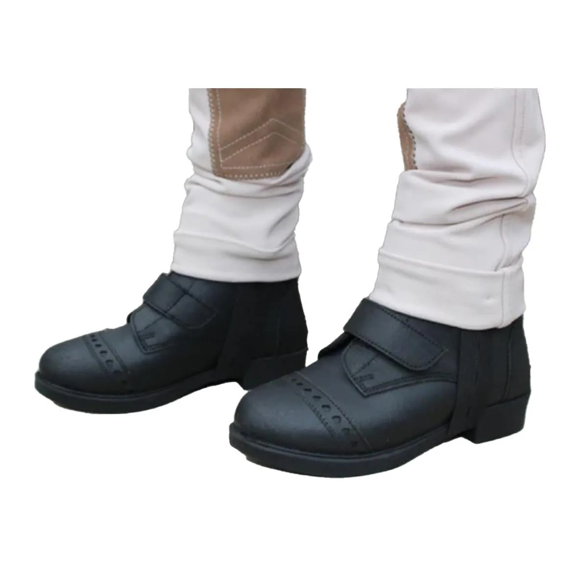 Belle and Bow Equestrian Child's Velcro Paddock Boots