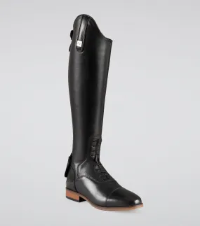 Bilancio Ladies Leather Field Tall Riding Boot Black