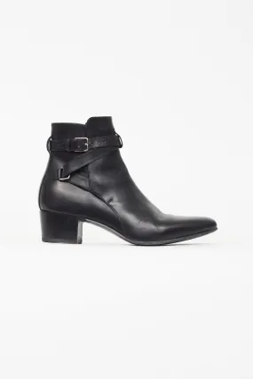 Black Wyatt Jodhpur Leather Boot