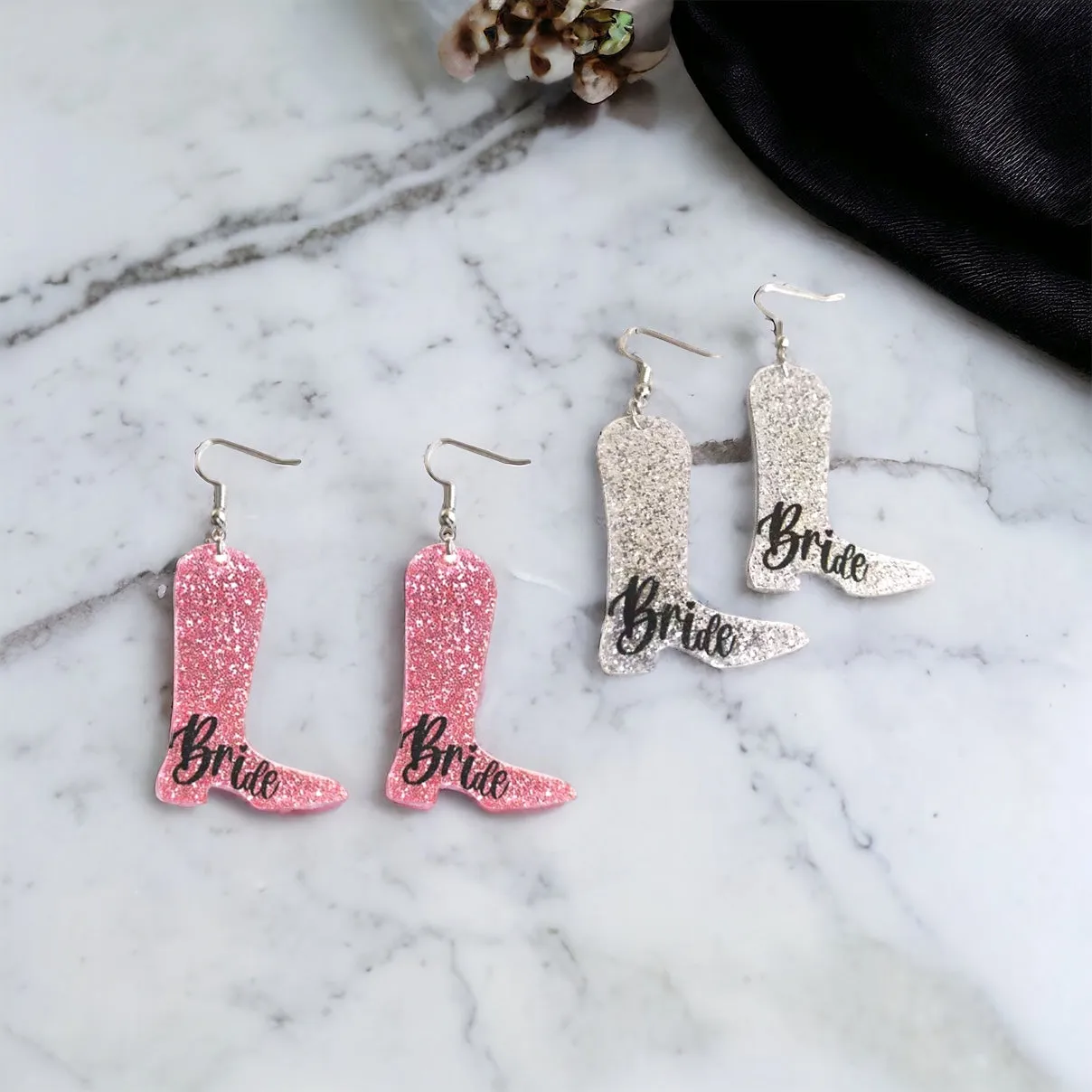 Bride Earrings - Bridal Shower, Bachelorette Party, Engagement Party, Honeymoon, Bridal Earrings, Bridal Accessories, Bride Tribe, Bachelorette