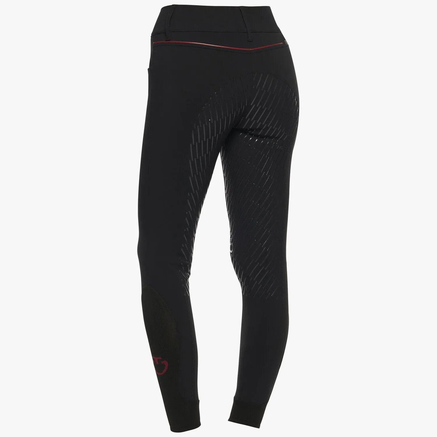 Cavalleria Toscana CT Team Red Stripe Full Grip Breeches