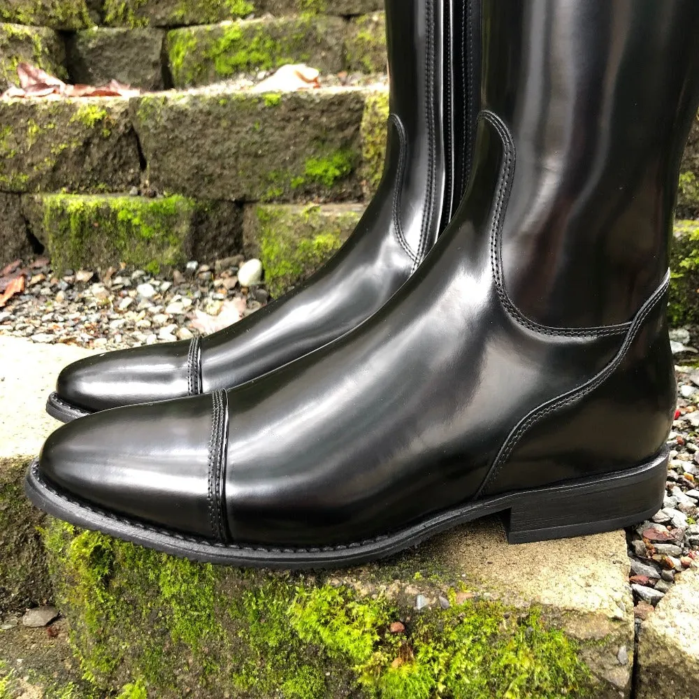 Custom DeNiro Bellini Dressage Boot - Uptop Black Buongiorno & Jet Black Fineline