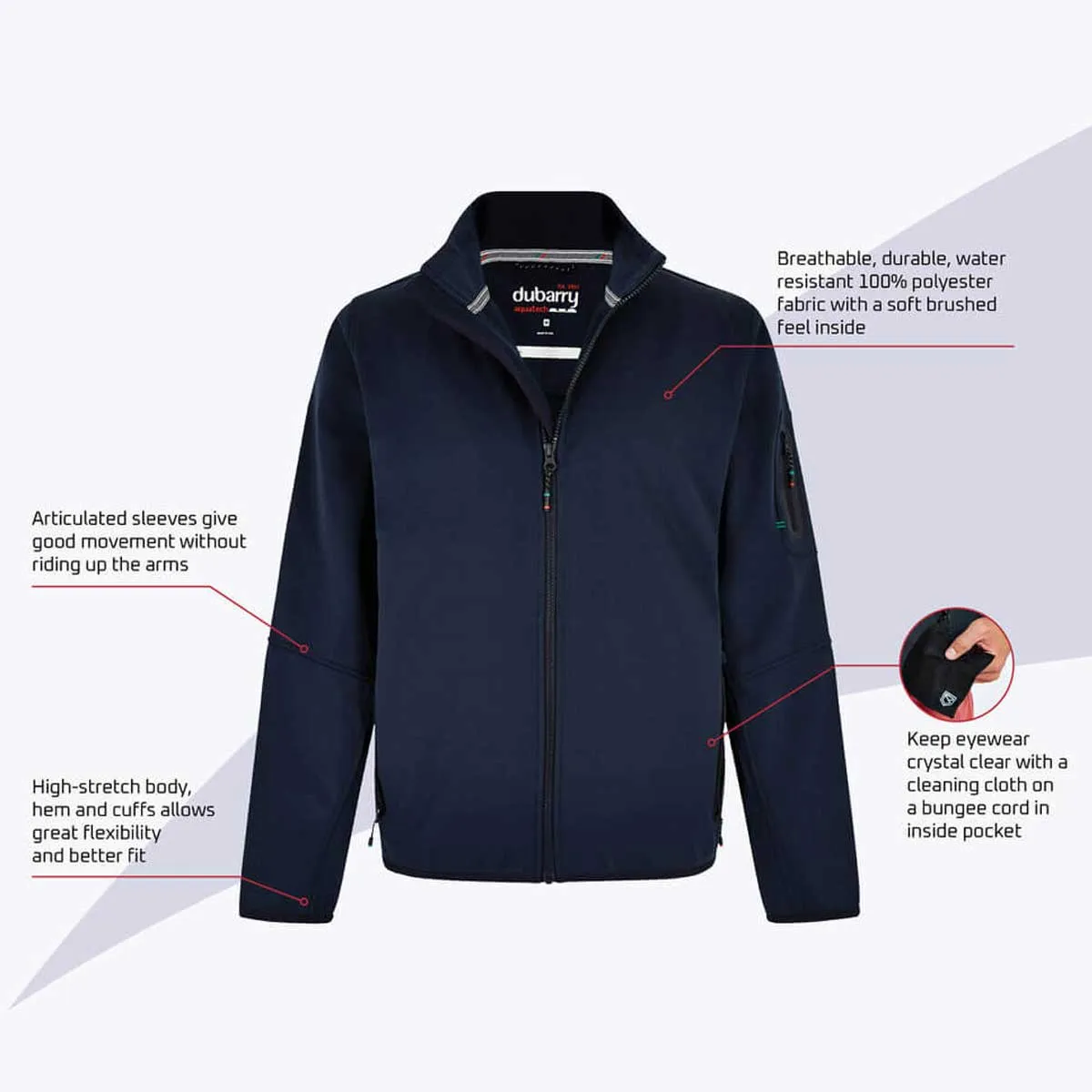 DUBARRY Ibiza Softshell Technical Jacket - Men's - Navy