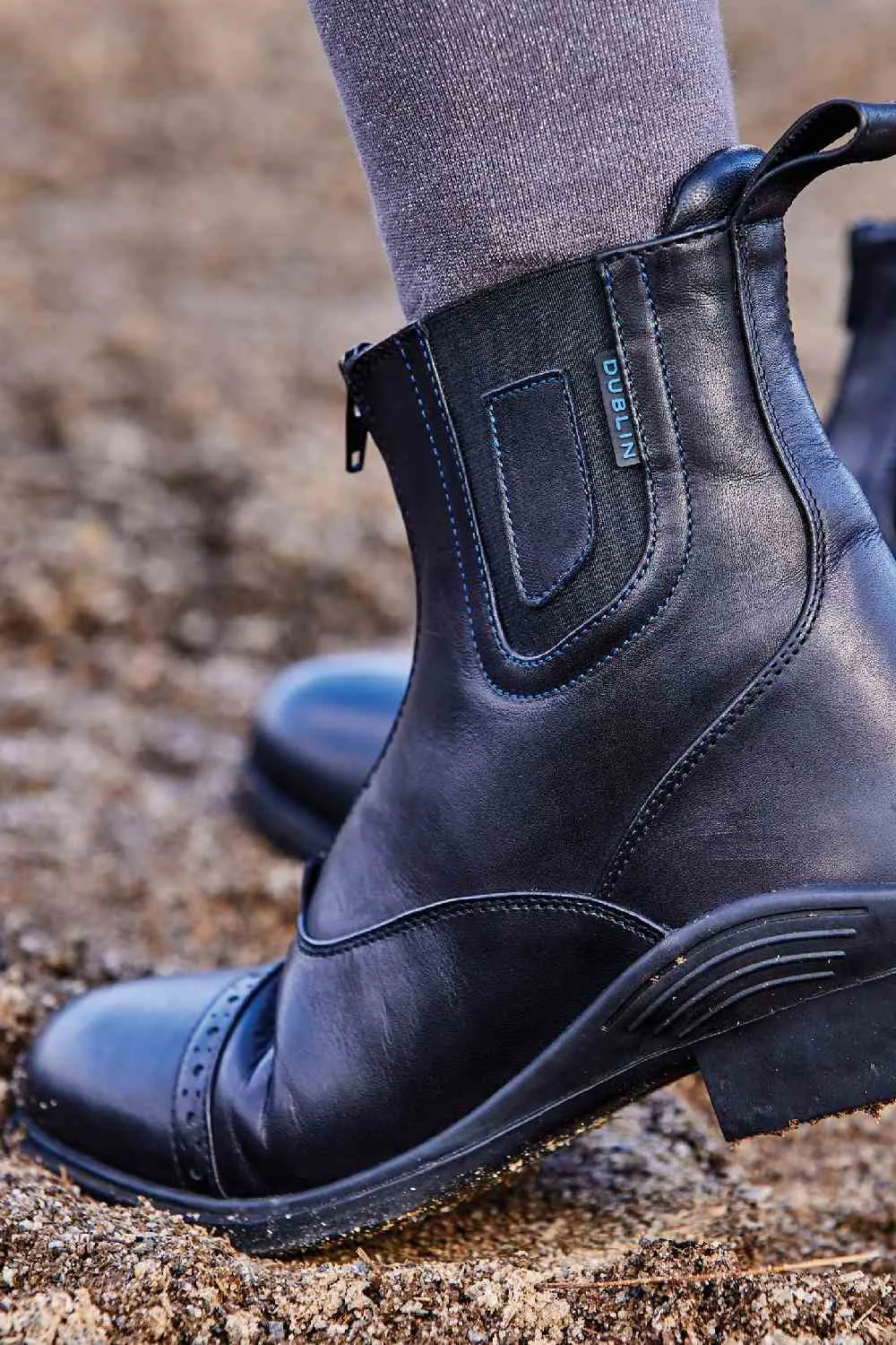 Dublin Evolution Zip Front Waterproof Paddock Boots