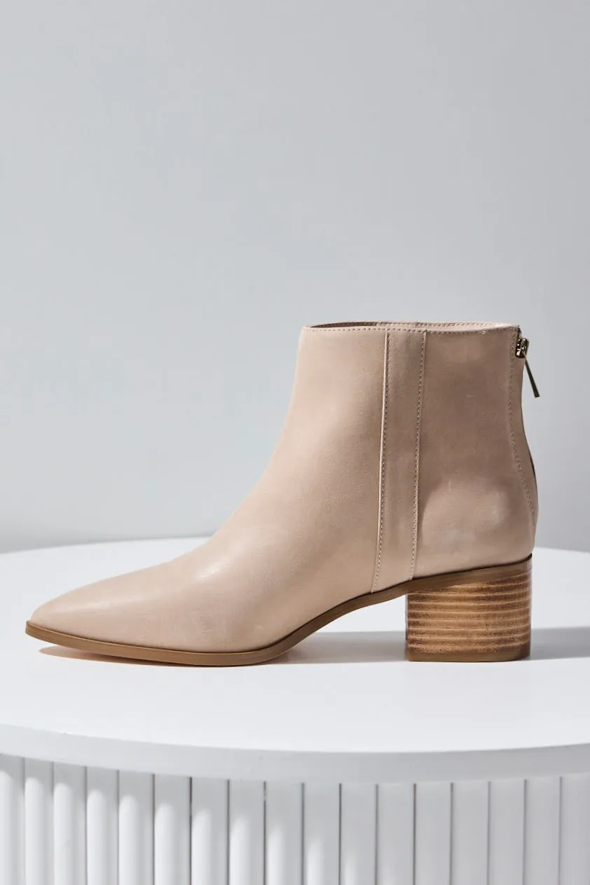 Edith Mushroom Burnished Low Boot