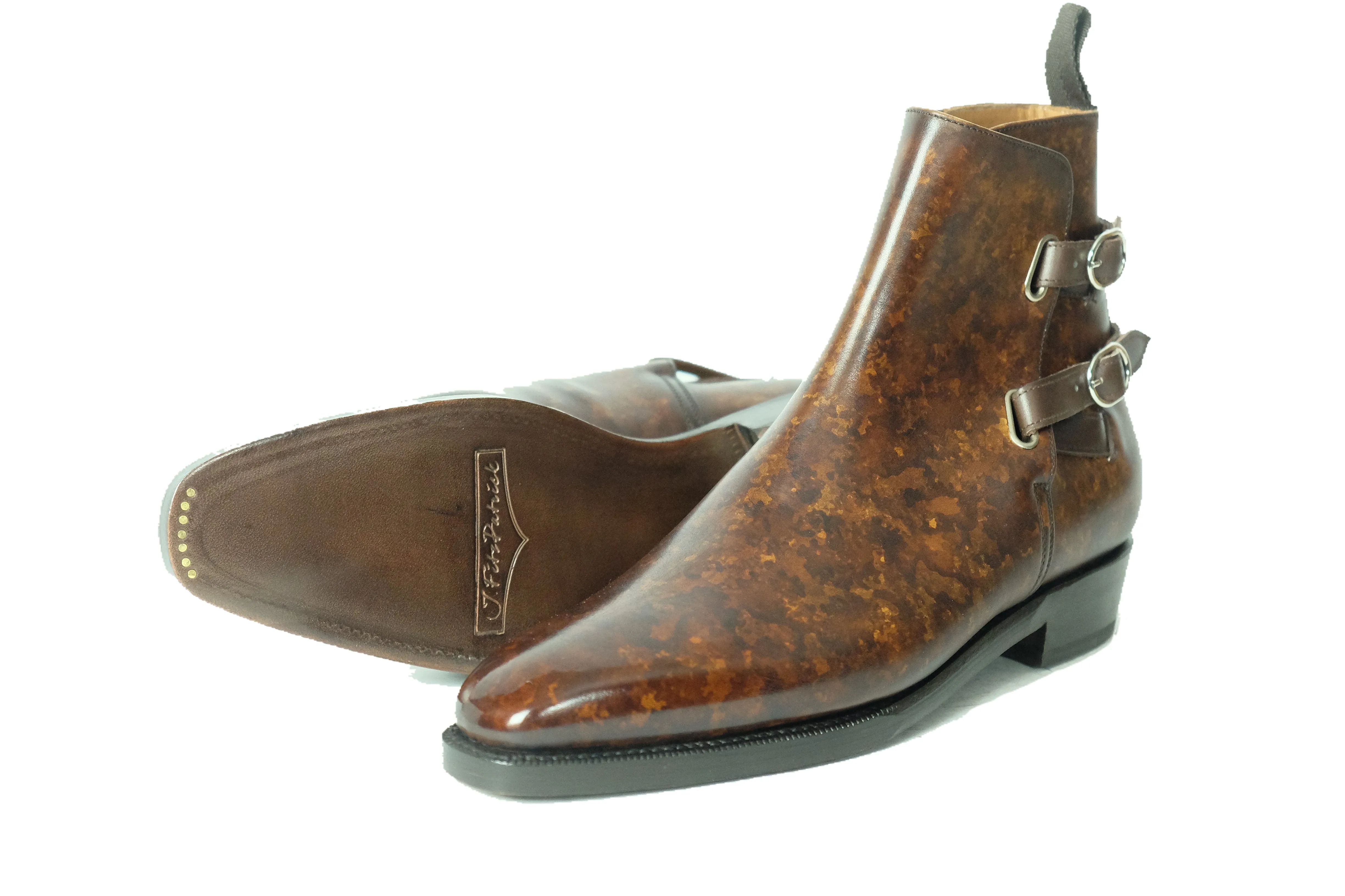 Genesee - MTO - Copper Marble Patina - MGF Last - Double Leather Sole