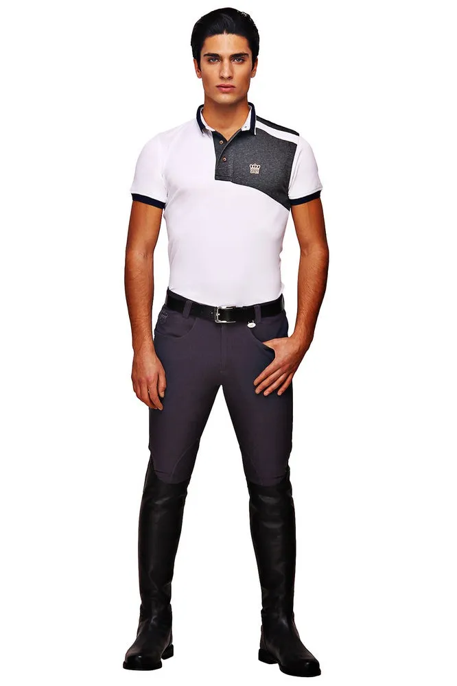 George H Morris Men's Grand Prix Knee Patch Breeches