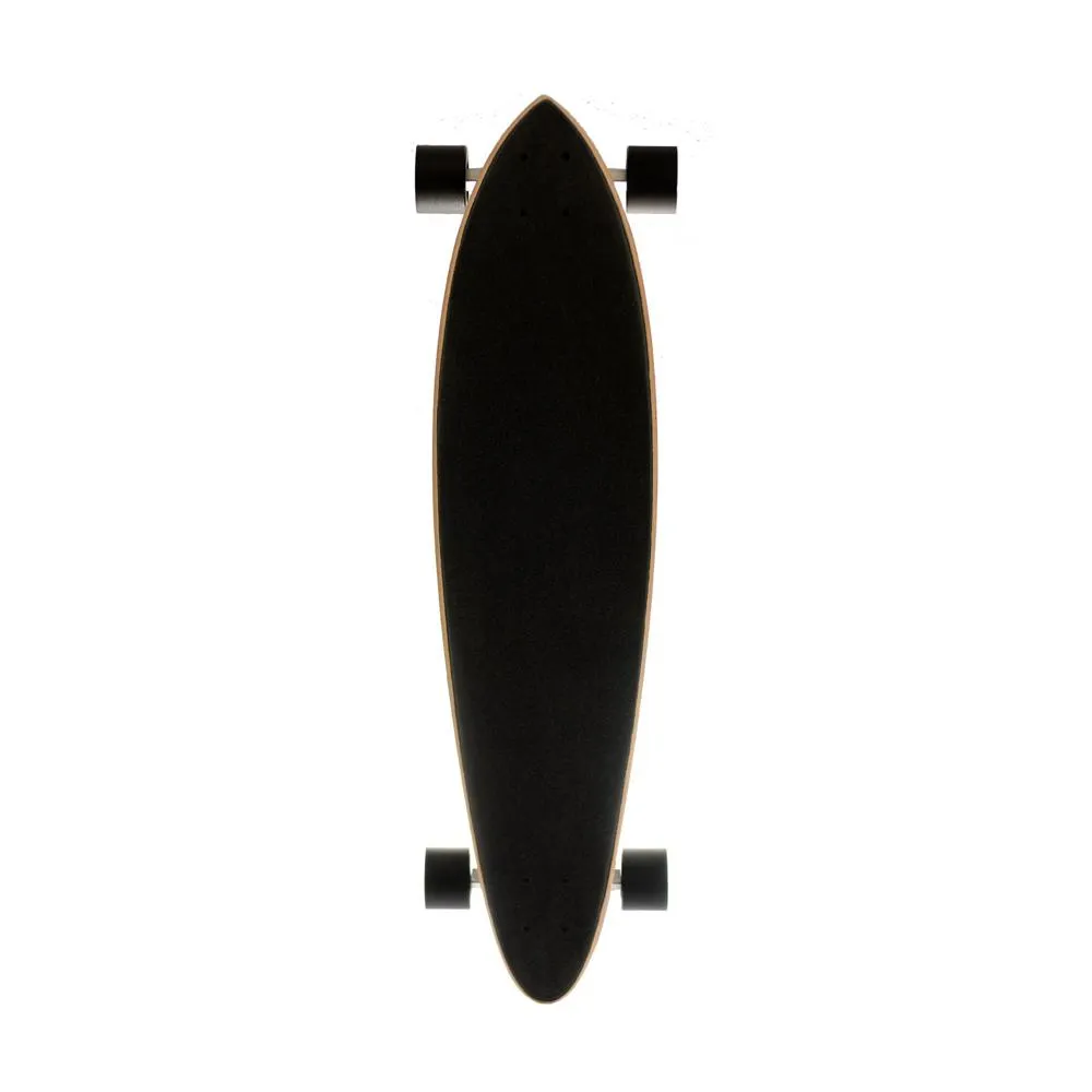 GoldCoast Classic Black 37" Pintail Longboard