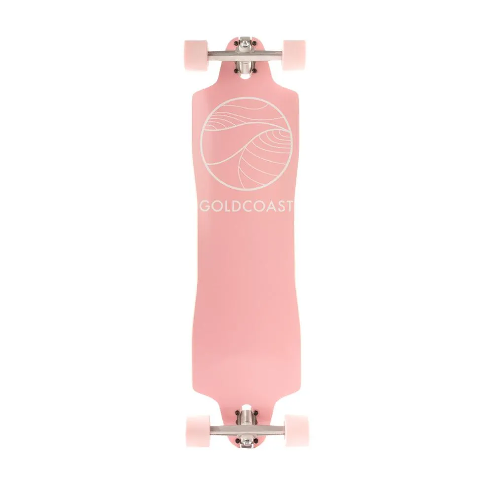 GoldCoast Classic in Pink 36" Drop Through Longboard