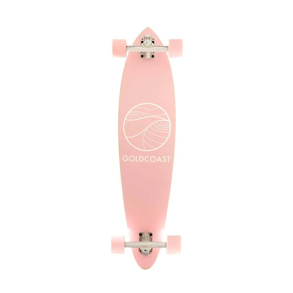 GoldCoast Classic Pink 37" Pintail Longboard