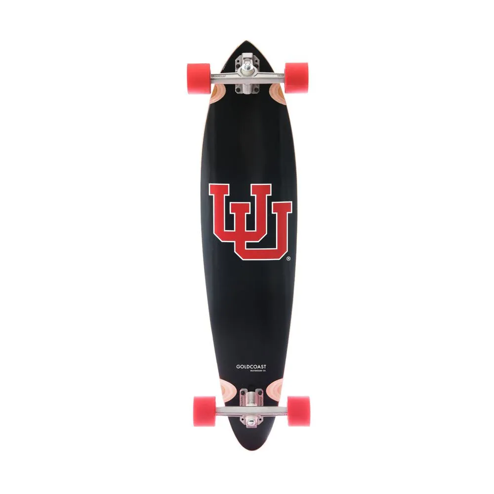 GoldCoast University Of Utah 38" Pintail Longboard