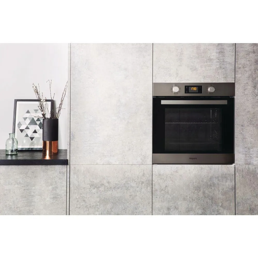 Hotpoint Class 3 Built-In Electric Single Oven - Inox | SA3540HIX