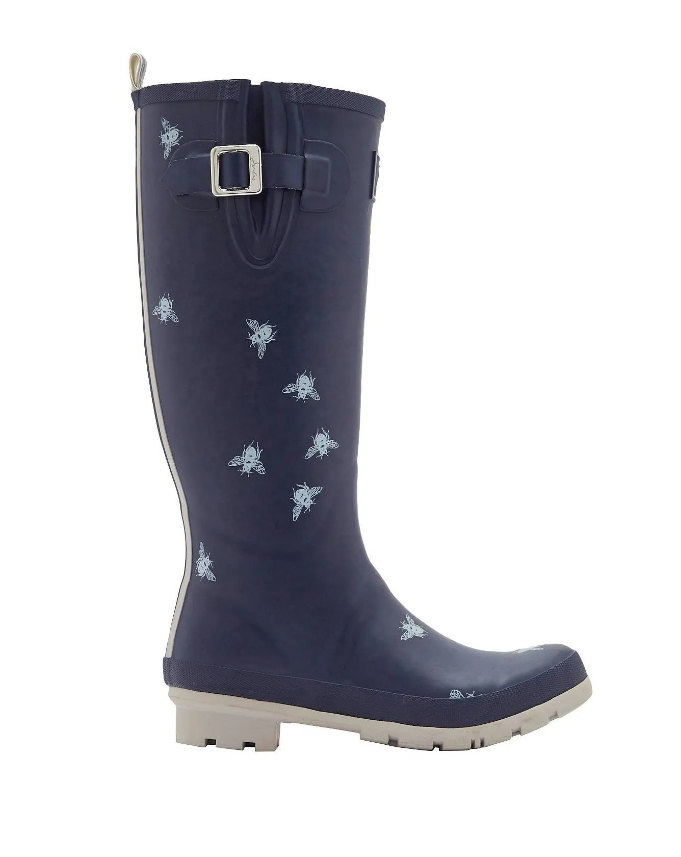 Joules U_Welly Print Navy Bee Rainboot