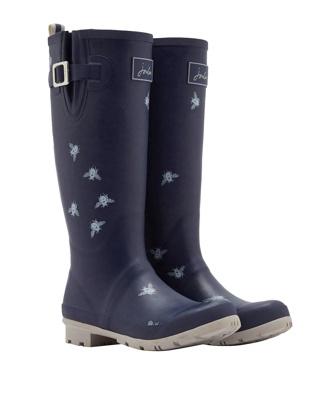 Joules U_Welly Print Navy Bee Rainboot