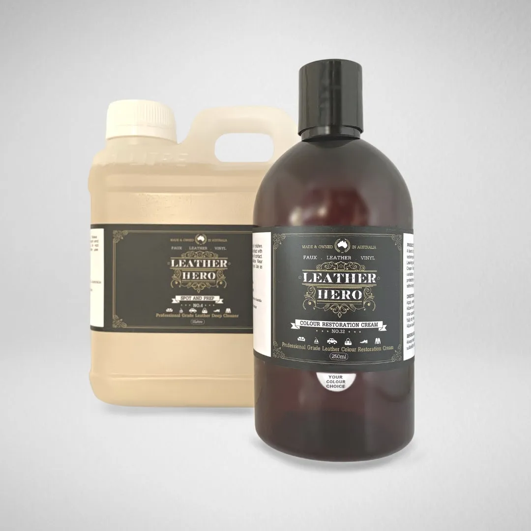 Leather Colour Cream Kit - Aniline Ruby