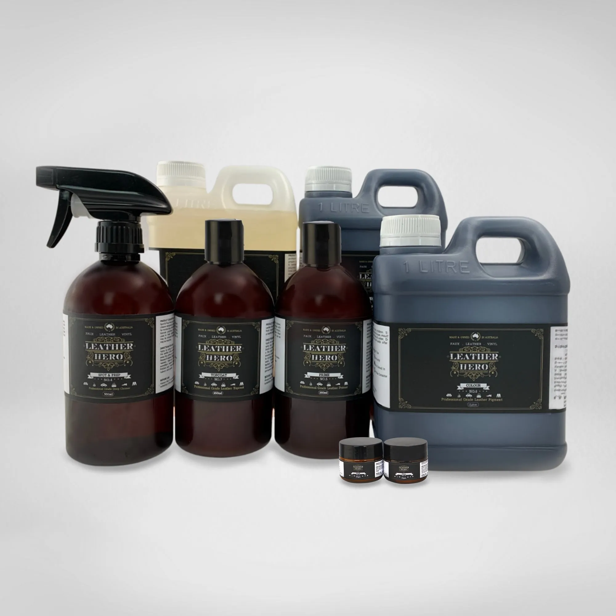 Leather Repair & Recolour Kit - Aniline Bark