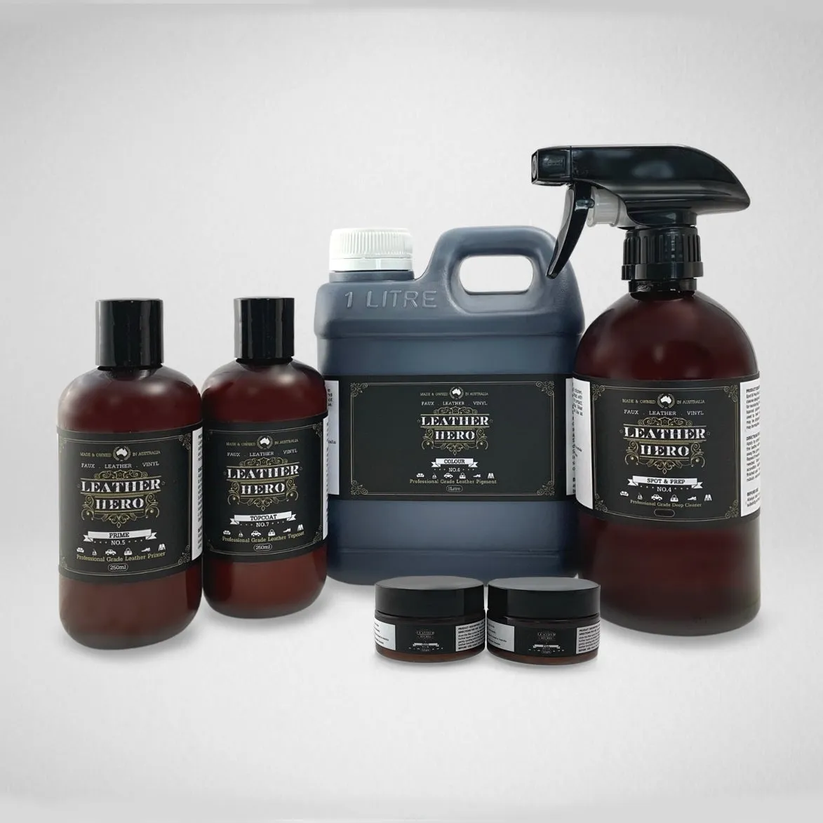 Leather Repair & Recolour Kit - Aniline Bark