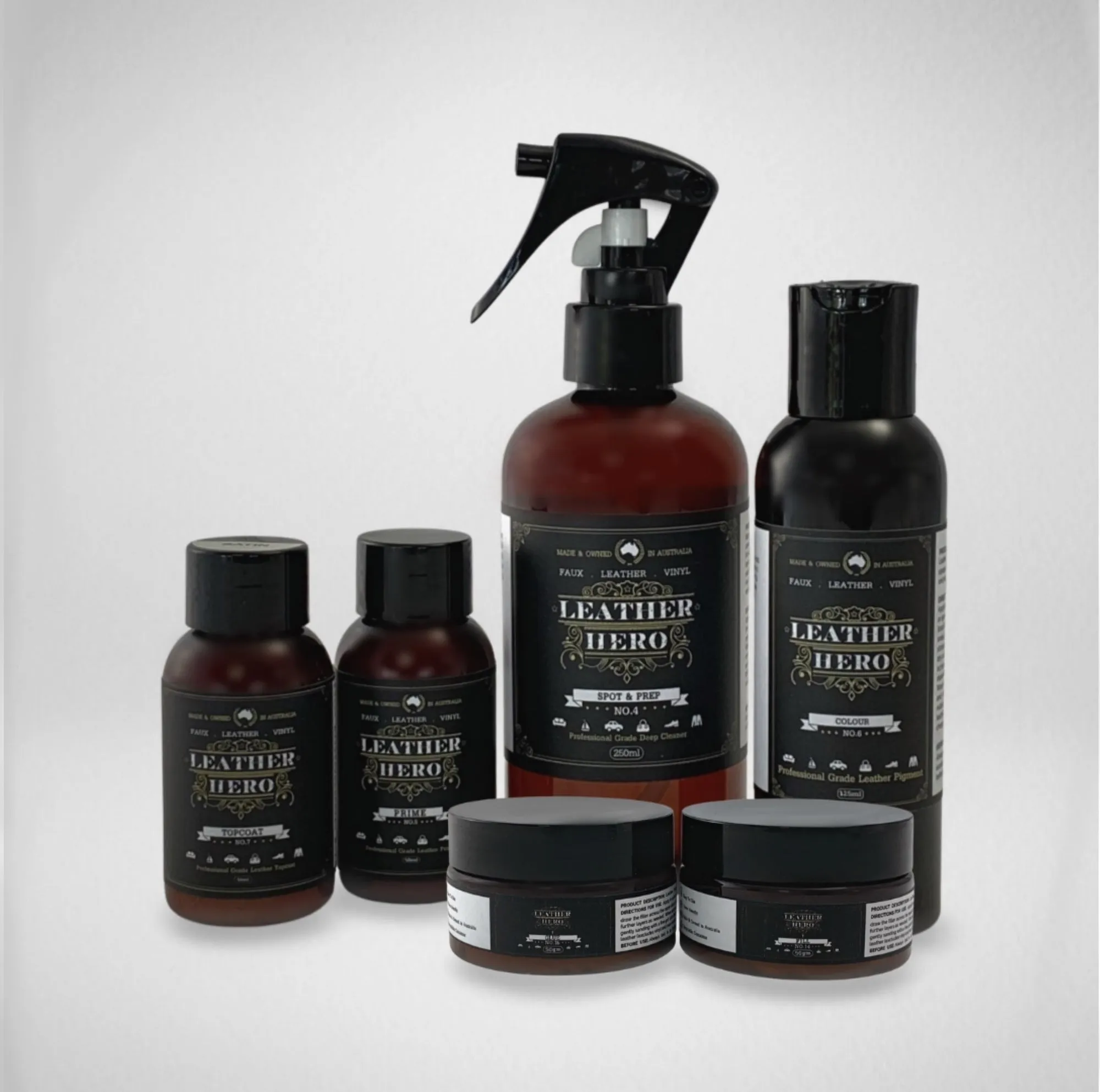 Leather Repair & Recolour Kit - Aniline Bark