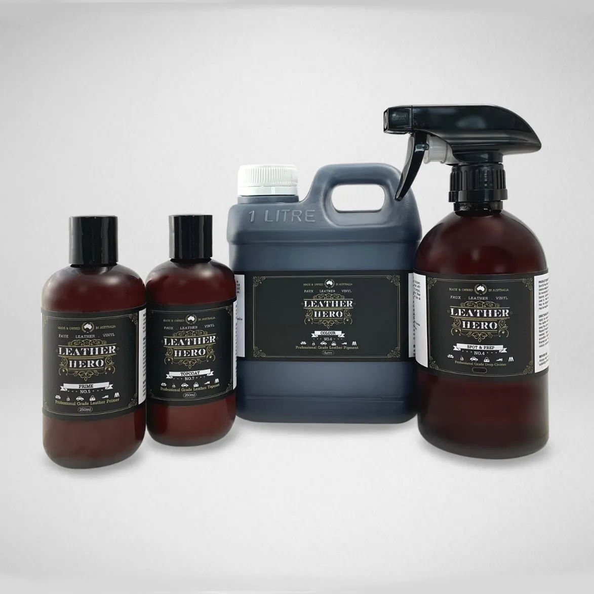 Leather Repair & Recolour Kit - Aniline Bark