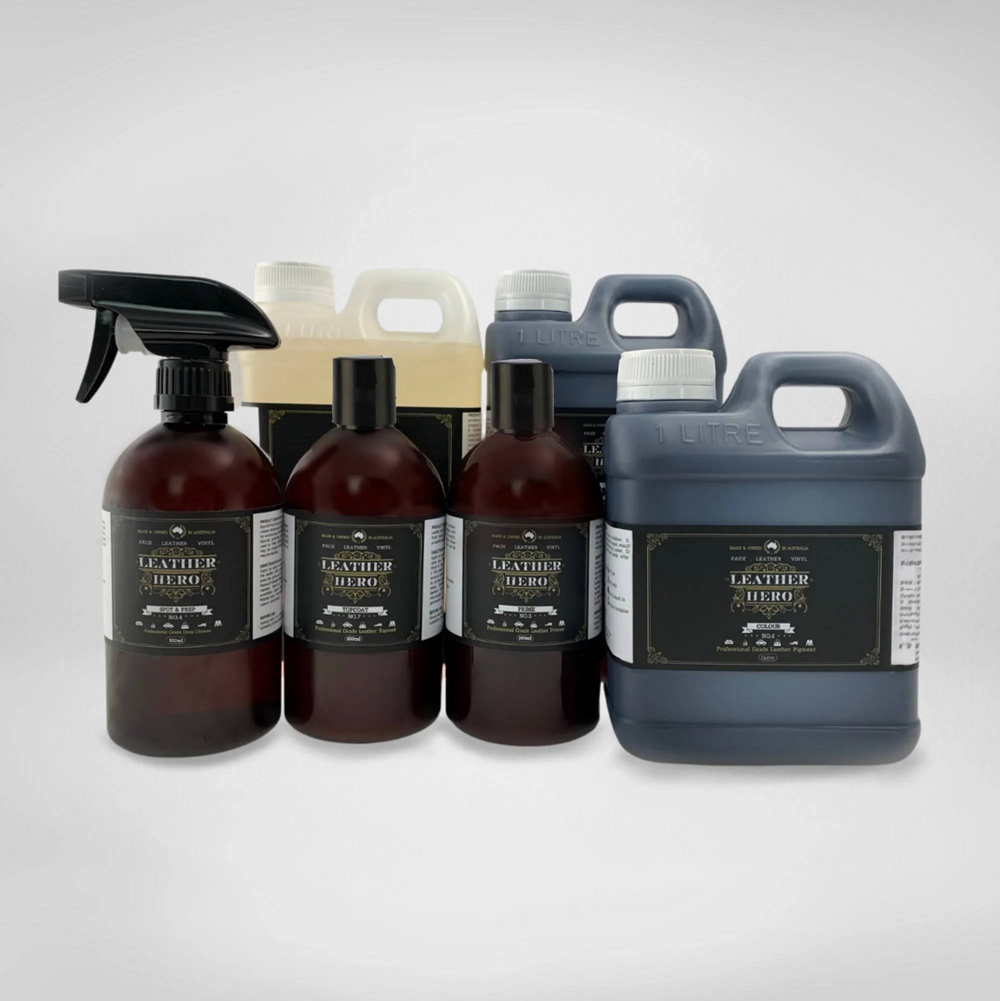 Leather Repair & Recolour Kit - Aniline Ember