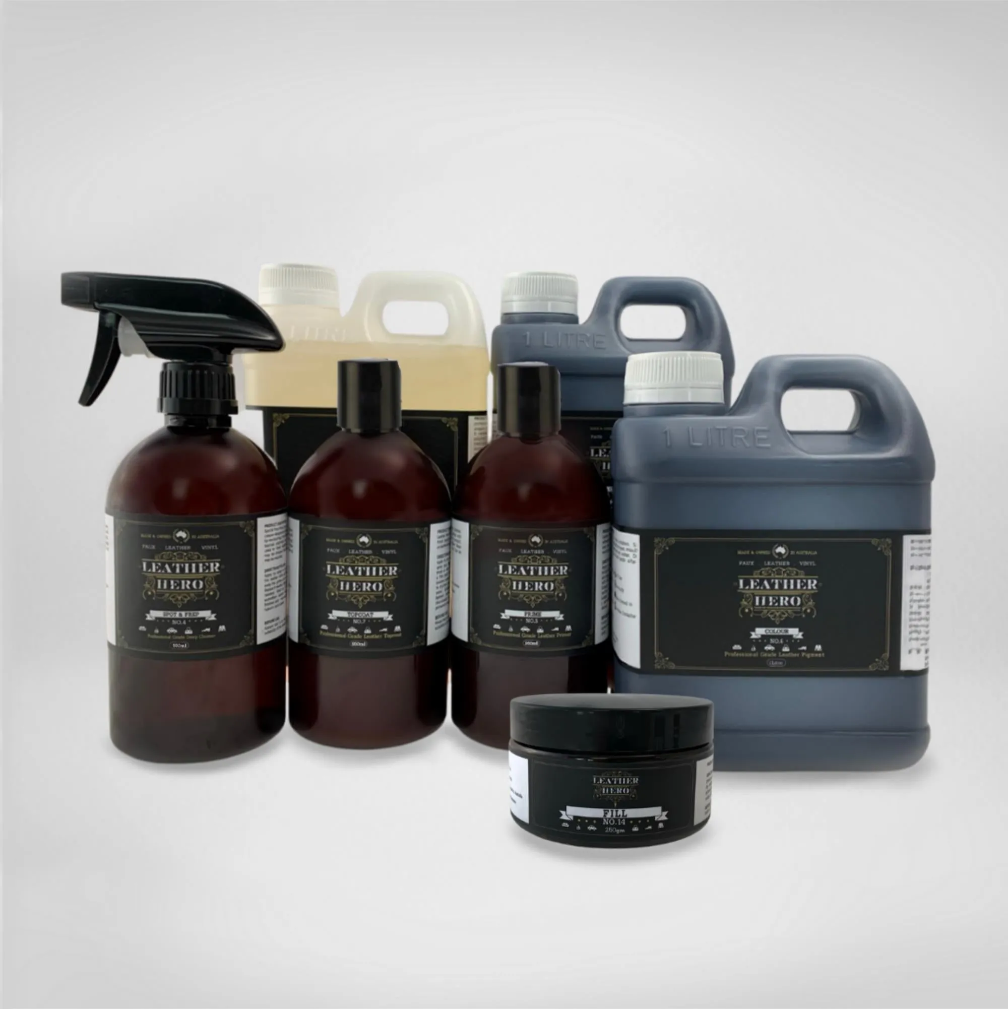 Leather Repair & Recolour Kit - Aniline Ember