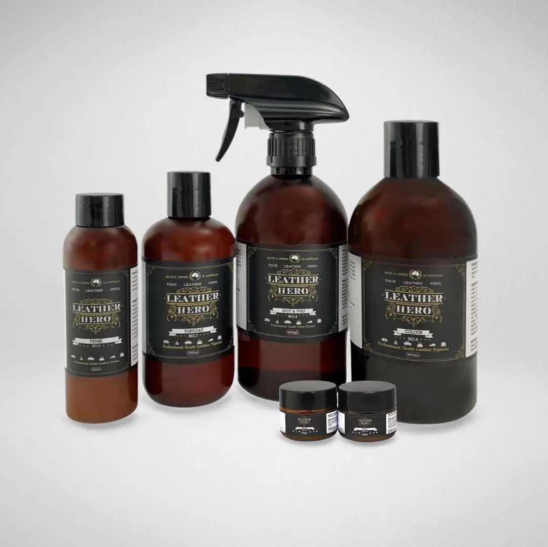 Leather Repair & Recolour Kit - Aniline Ember