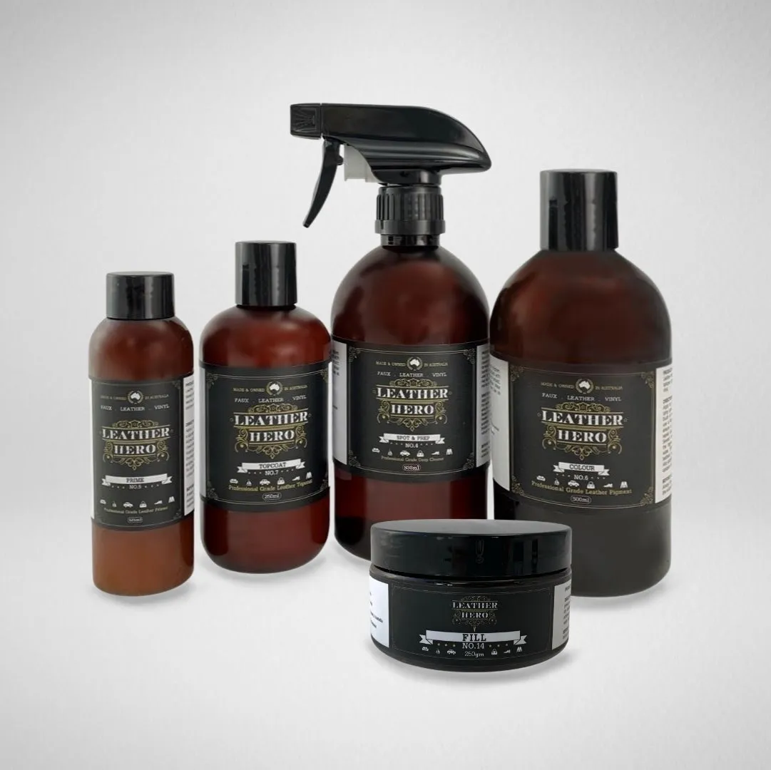 Leather Repair & Recolour Kit - Aniline Golden