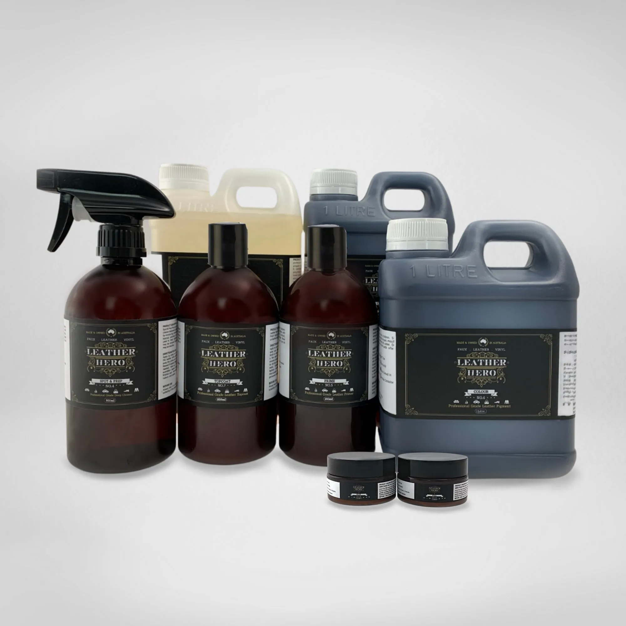 Leather Repair & Recolour Kit - Aniline Tobacco