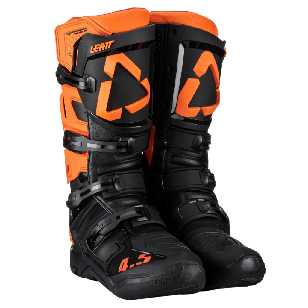 Leatt Moto 4.5 Black Orange Motocross Boots