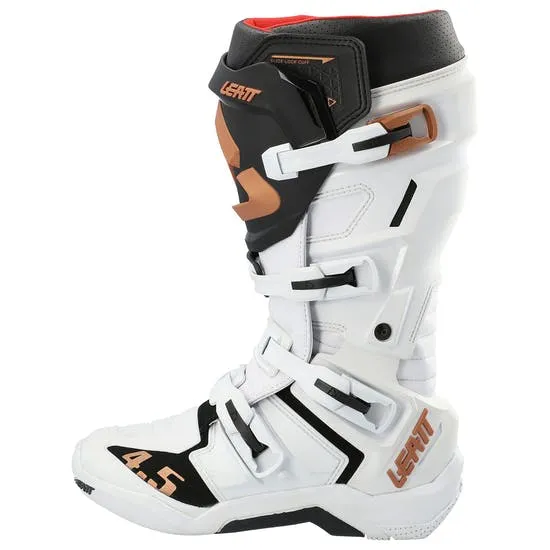 Leatt Moto 4.5 White Black Motocross Boots