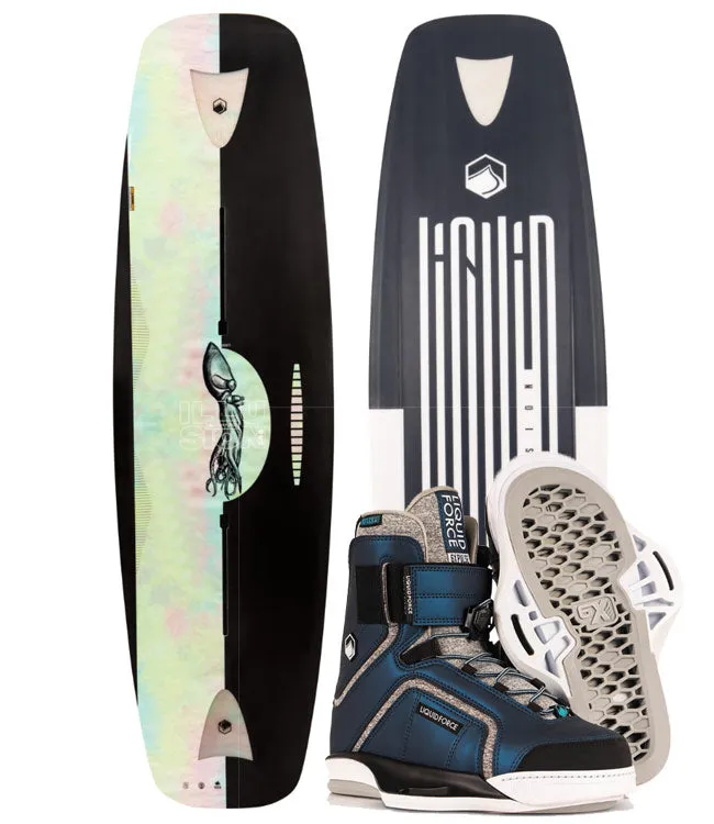 Liquid Force Illusion Wakeboard Package with Pulse Boots (2022)