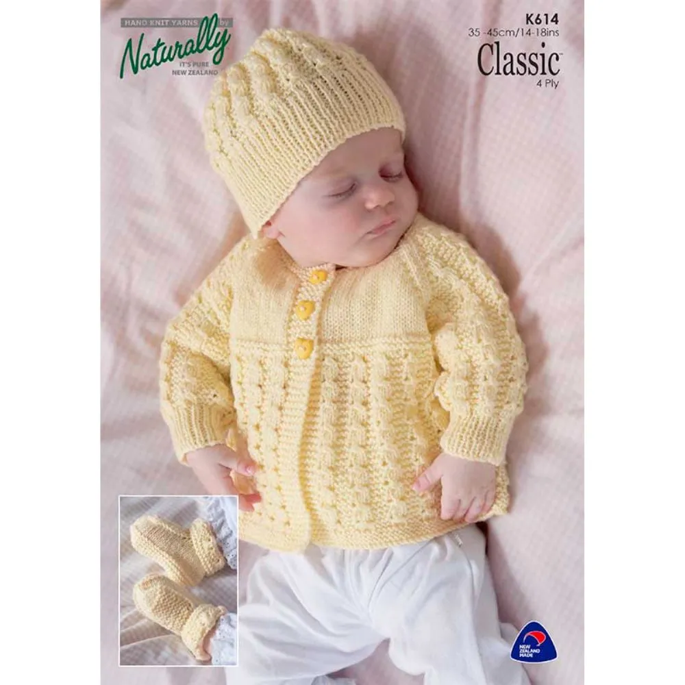 Matinee Jacket, Hat & Booties Knit Kit