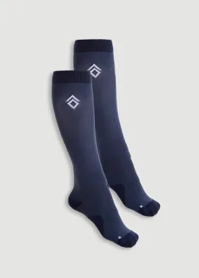 Navy Pressure Padded Sock Twin Pack