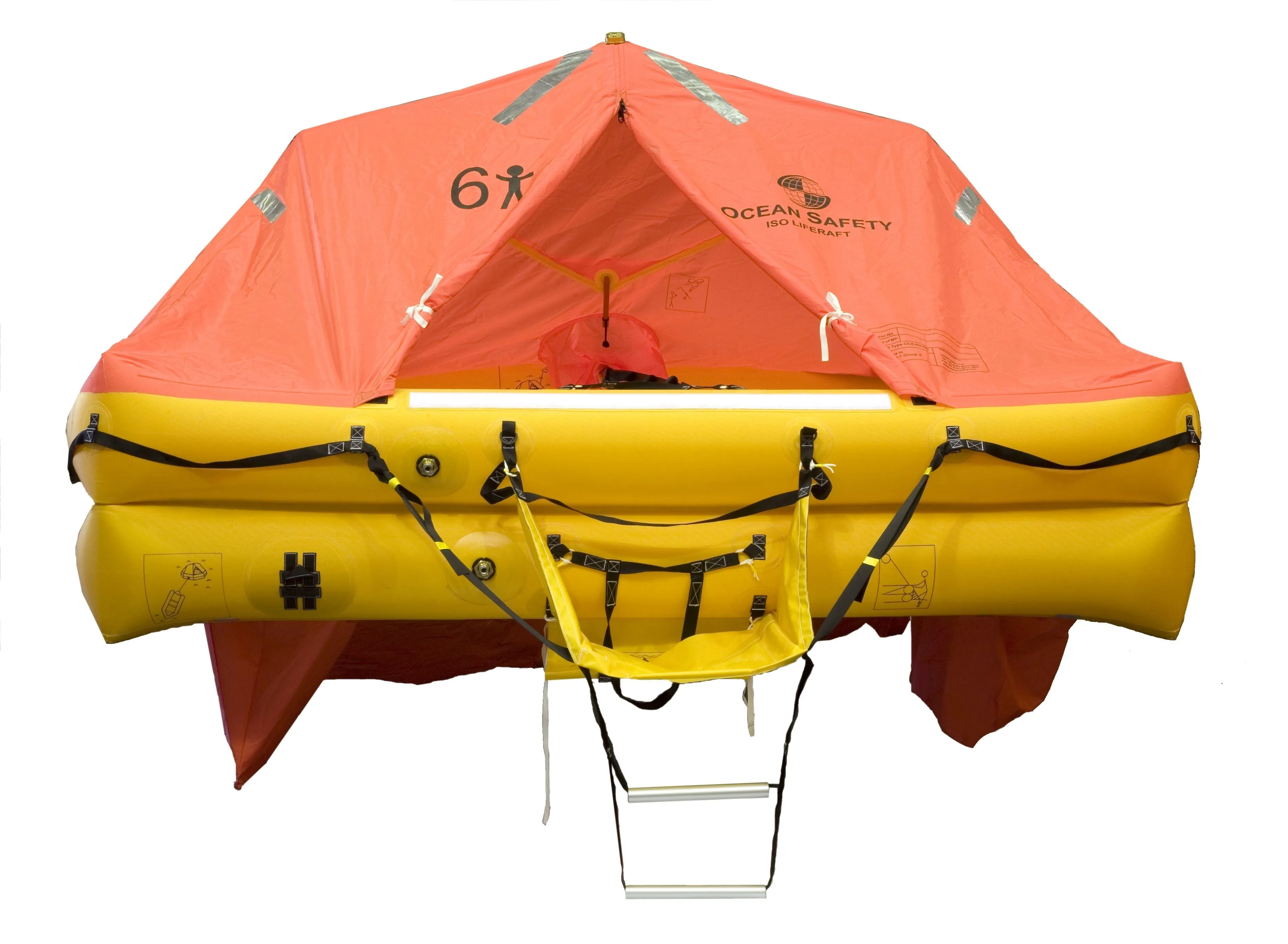 Ocean Safety Ocean ISO Liferaft - Greater than 24 hours pack