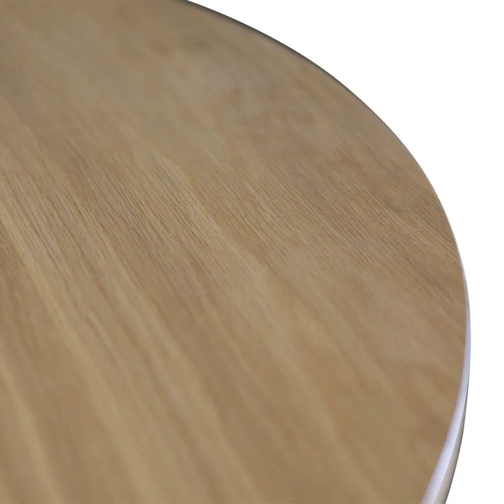 Olwen Oak Wood Round Dining Table