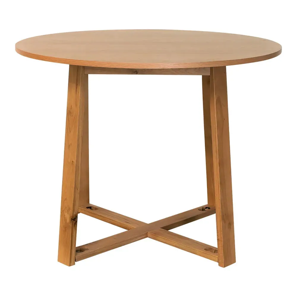 Olwen Oak Wood Round Dining Table