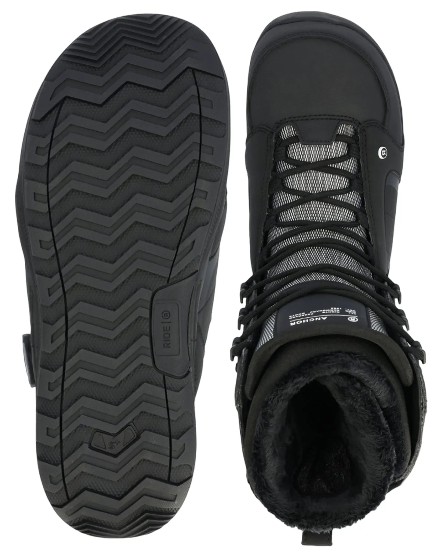 Ride Anchor Snowboard Boots - Black - 2024