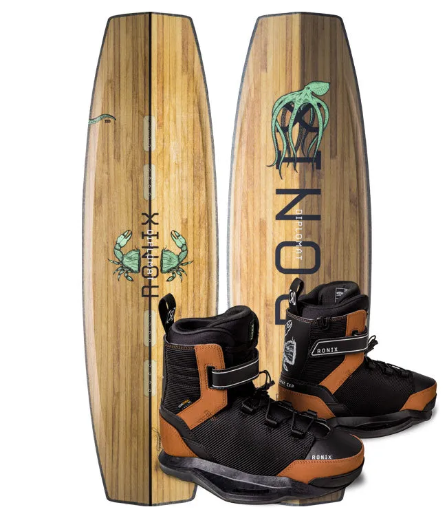 Ronix Diplomat Wakeboard Package with Diplomat Boots  (2025)