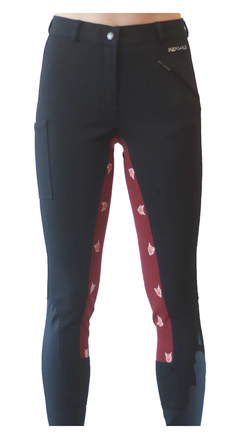 Signature Mid-Waist Breech | Black   Fox | Side Pocket