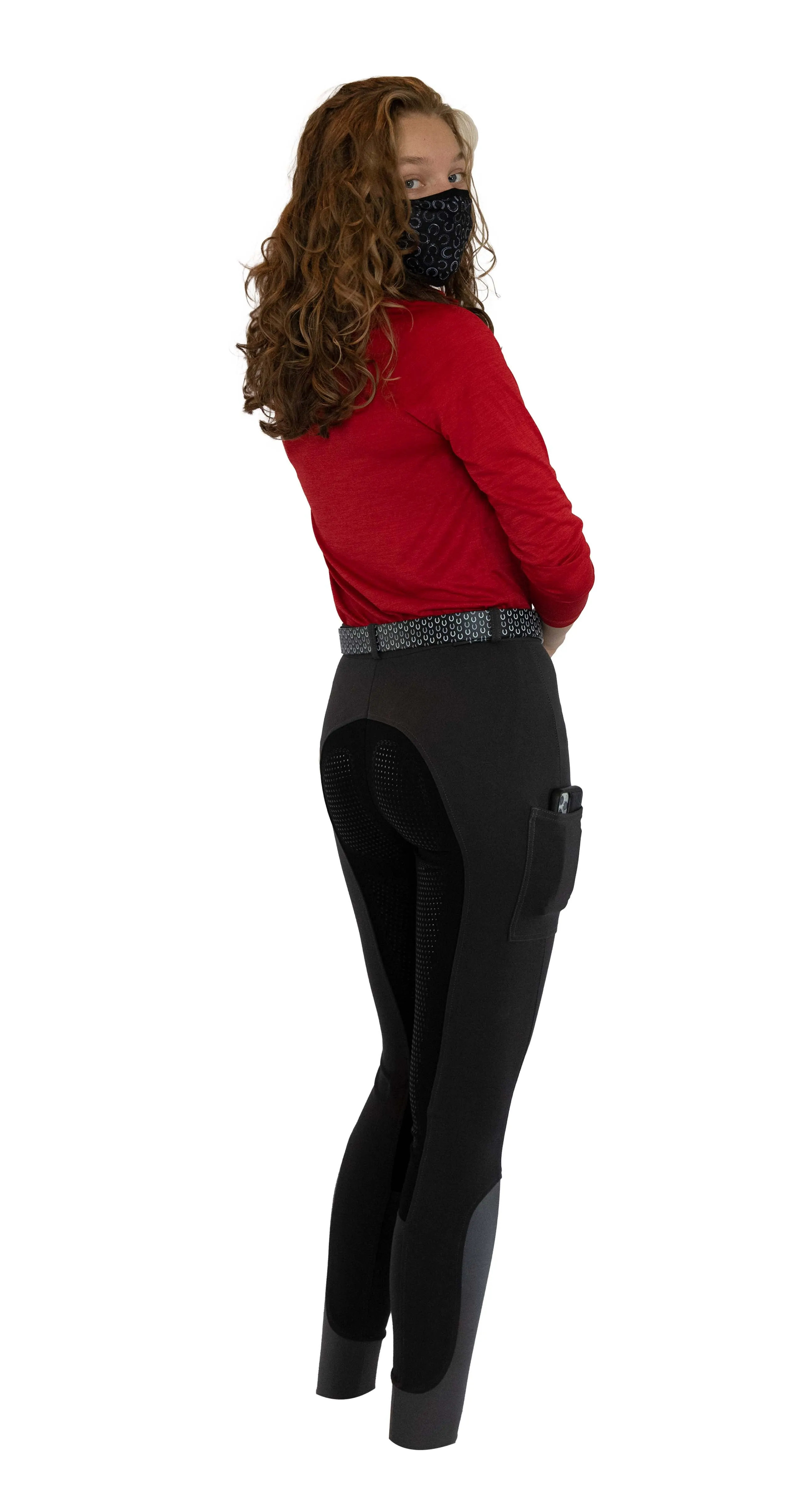 Signature Mid-Waist Breech | Gray   Black | Side Pocket