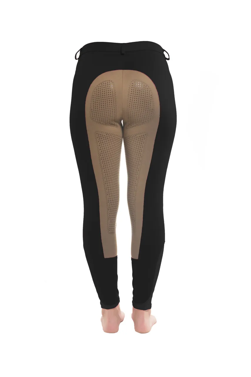 Signature Mid-Waist Winter Breech | Black   Tan