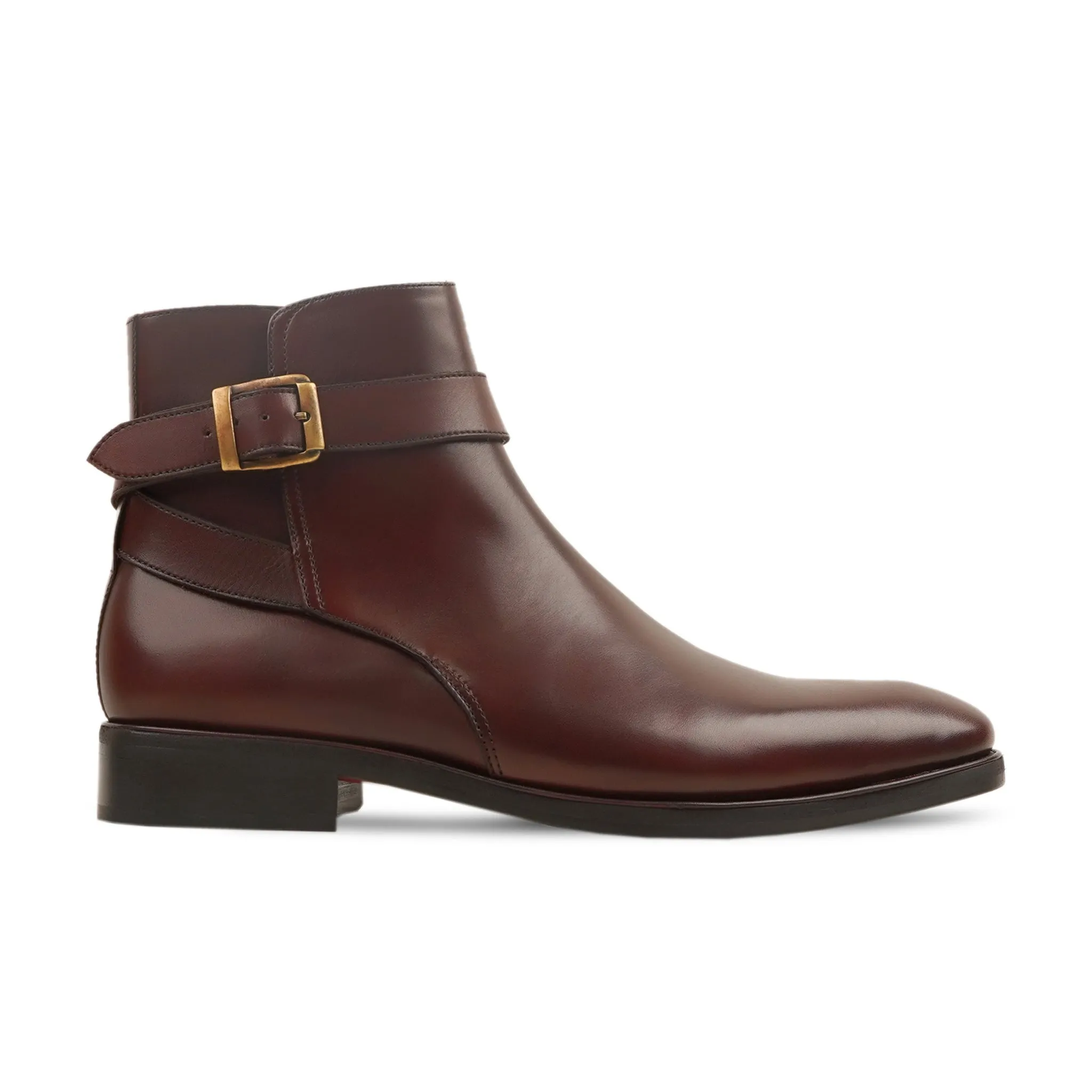 Soldan - Men's Dark Brown Calf Leather Jodhpur Boot